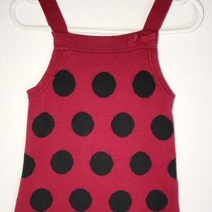 Gymboree Red and Black Polka Dot Dress